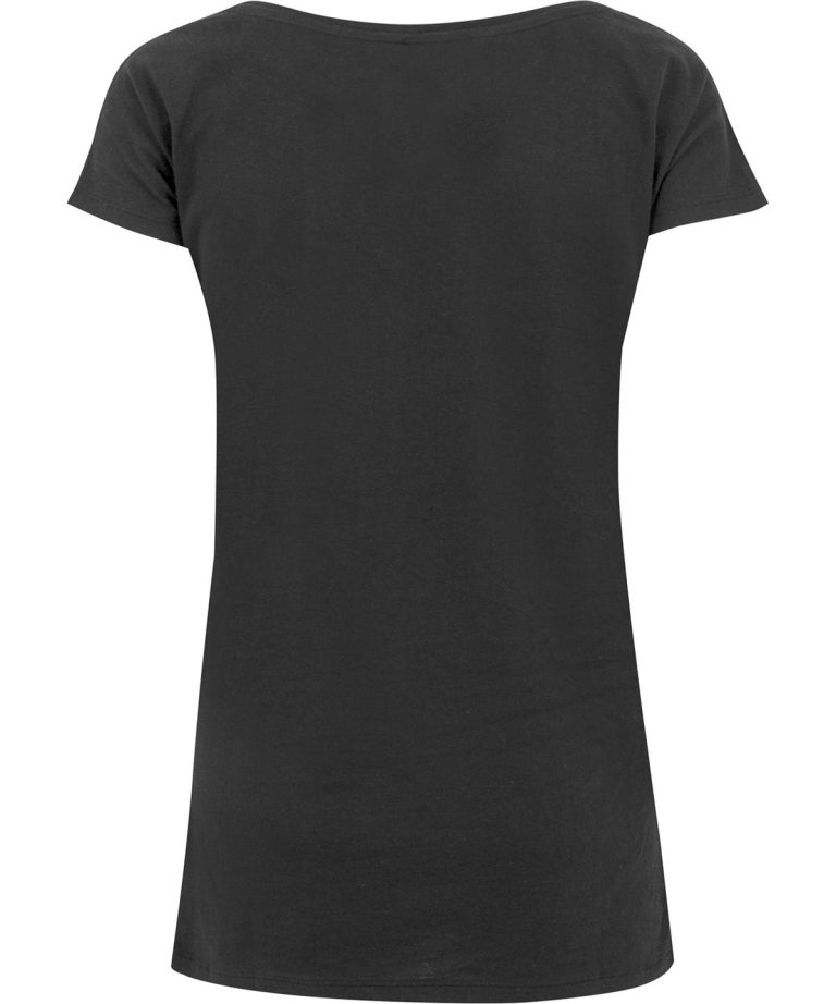 Build Your Brand &#8211; Womens Wide Neck Tee BY039, Vivid Promotion Workwear