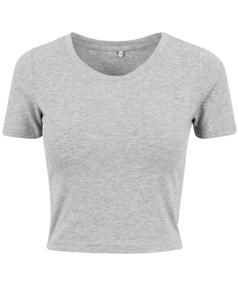 Alternative view of Build Your Brand Women's cropped tee BY042