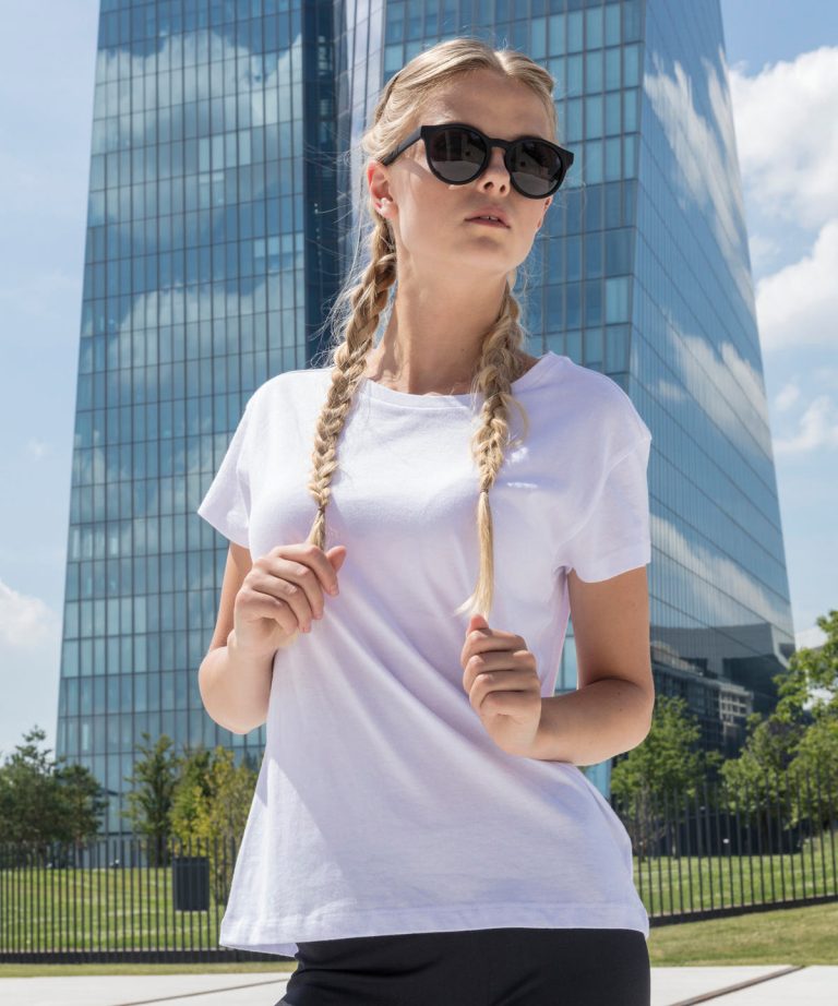Build Your Brand - Womens Box Tee BY052