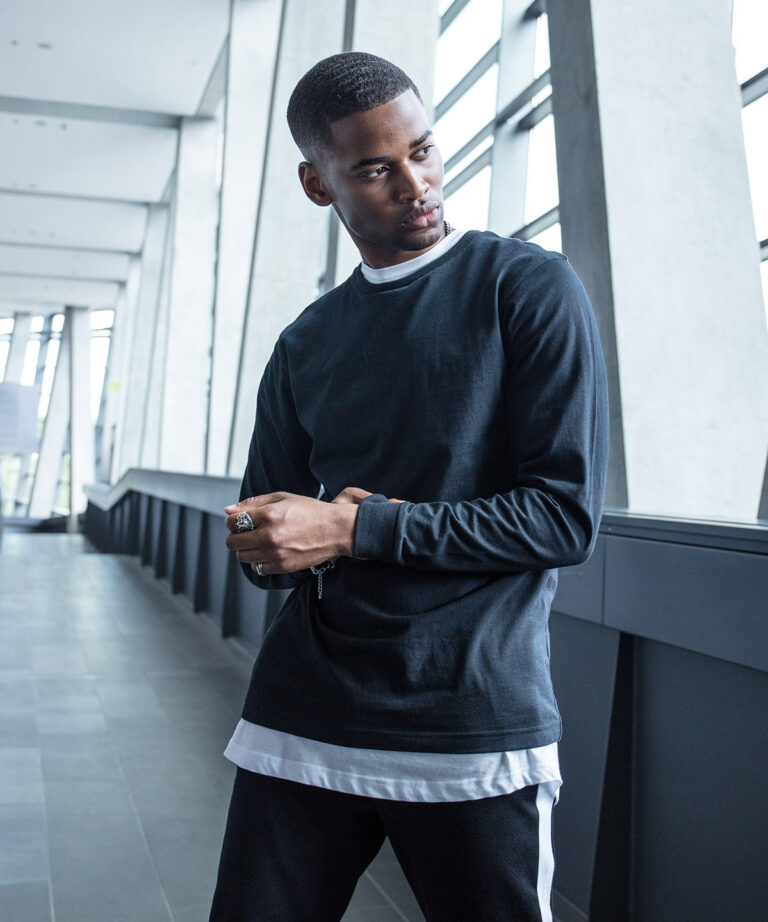 Build Your Brand Long sleeve with cuff rib BY091