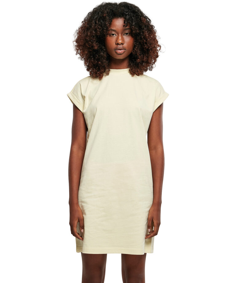 Build Your Brand Women&#8217;s turtle extended shoulder dress BY101, Vivid Promotion Workwear