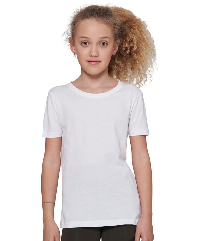 Alternative view of Build Your Brand - Girls Short Sleeve Tee BY115