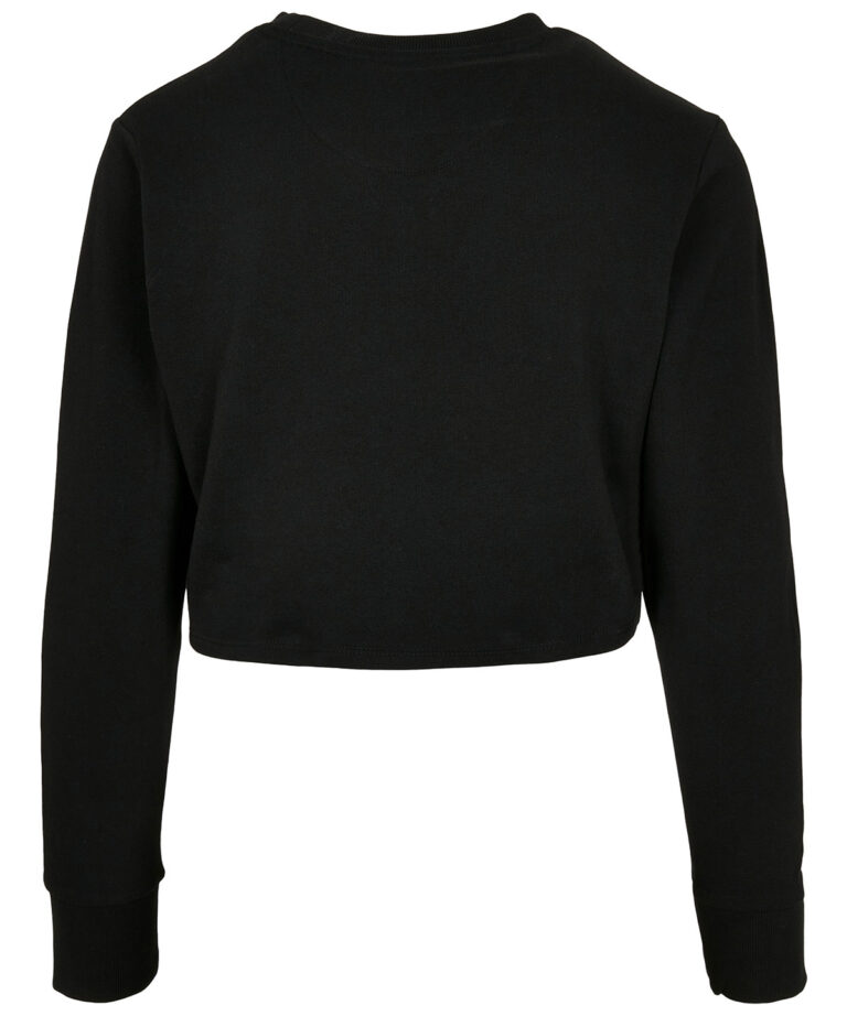 Build Your Brand Womens terry cropped crew BY131, Vivid Promotion Workwear