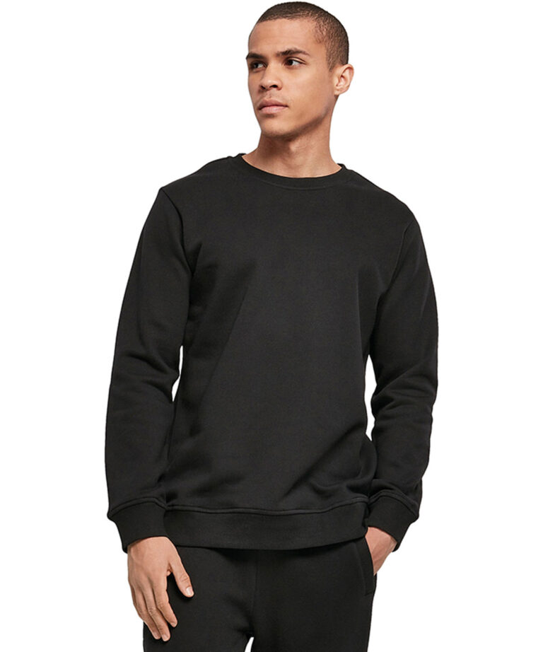 Build Your Brand Organic basic crew BY173, Vivid Promotion Workwear