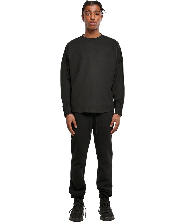 Build Your Brand - Oversize Cut On Sleeve Long Sleeve BY198