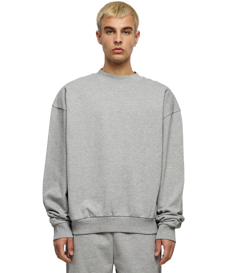 Build Your Brand Ultra heavy cotton crew neck BY205, Vivid Promotion Workwear