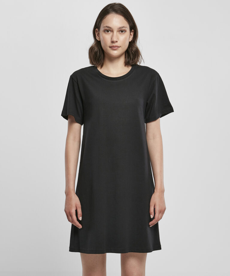 Build Your Brand Womens tee dress BY214, Vivid Promotion Workwear