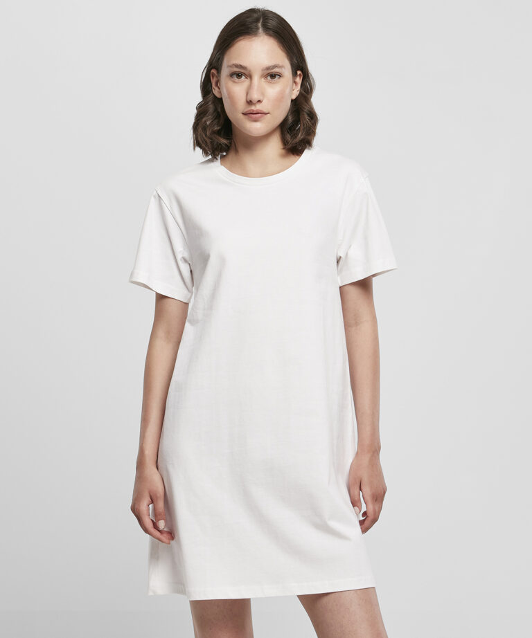 Build Your Brand Womens tee dress BY214, Vivid Promotion Workwear