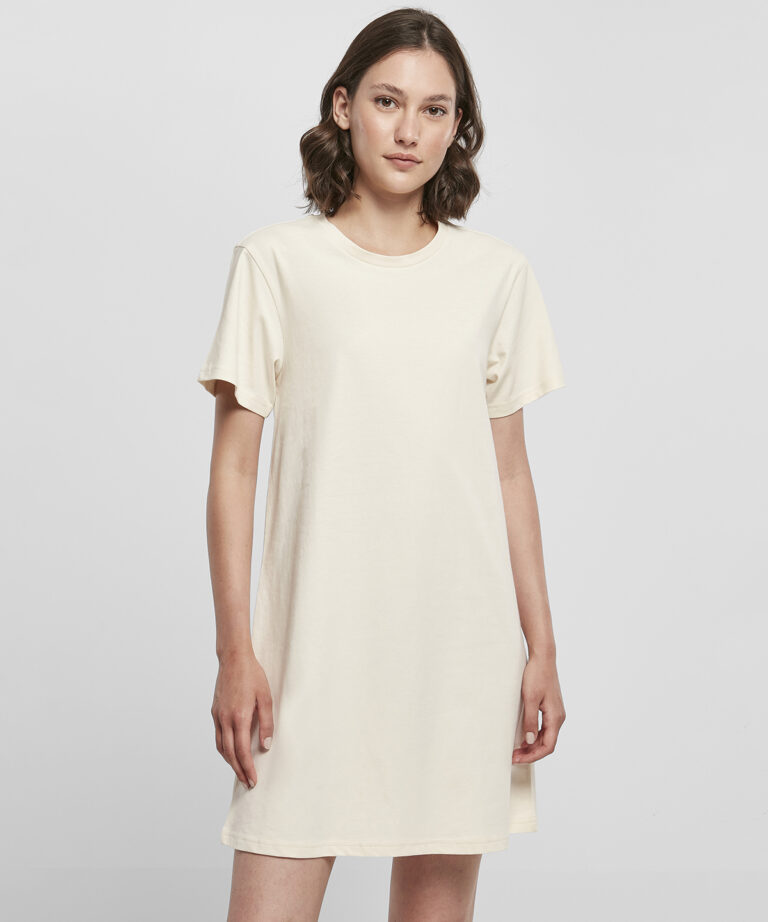 Build Your Brand Womens tee dress BY214, Vivid Promotion Workwear