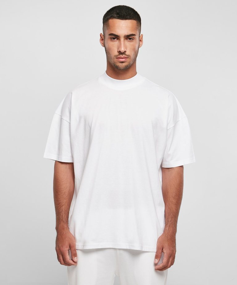 Alternative view of Build Your Brand - Oversized Mock Neck Tee BY230