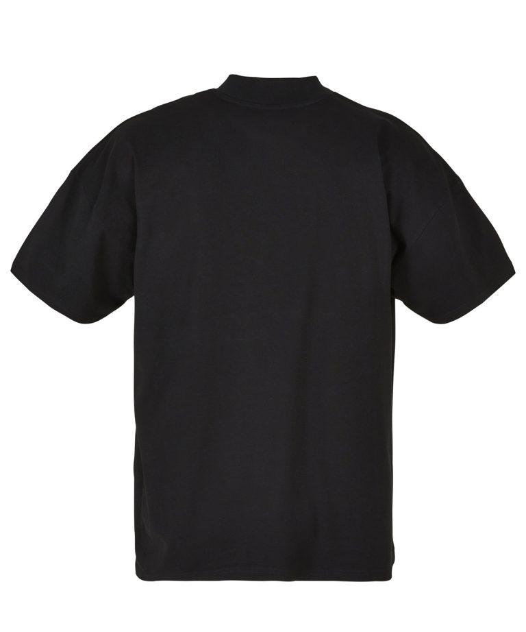 Build Your Brand &#8211; Oversized Mock Neck Tee BY230, Vivid Promotion Workwear