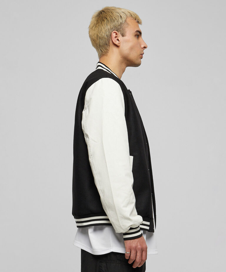 Build Your Brand Old school college jacket BY269, Vivid Promotion Workwear