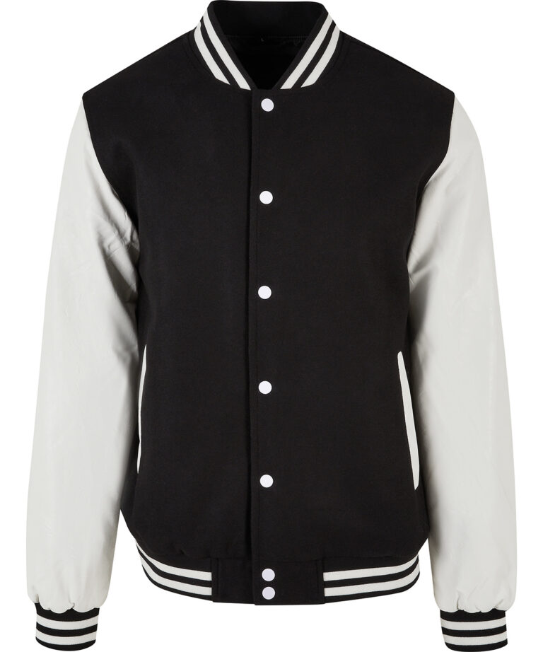 Build Your Brand Old school college jacket BY269