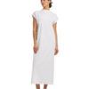 Build Your Brand Womens long extended shoulder dress BY302