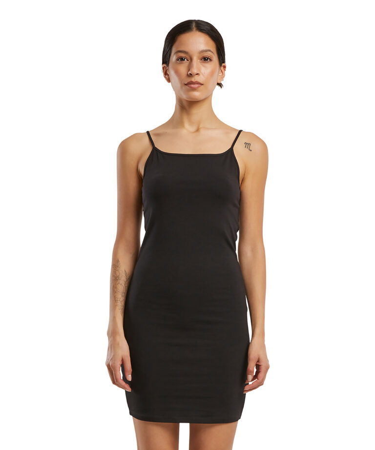 Build Your Brand Womens stretch Jersey slim dress BY313, Vivid Promotion Workwear