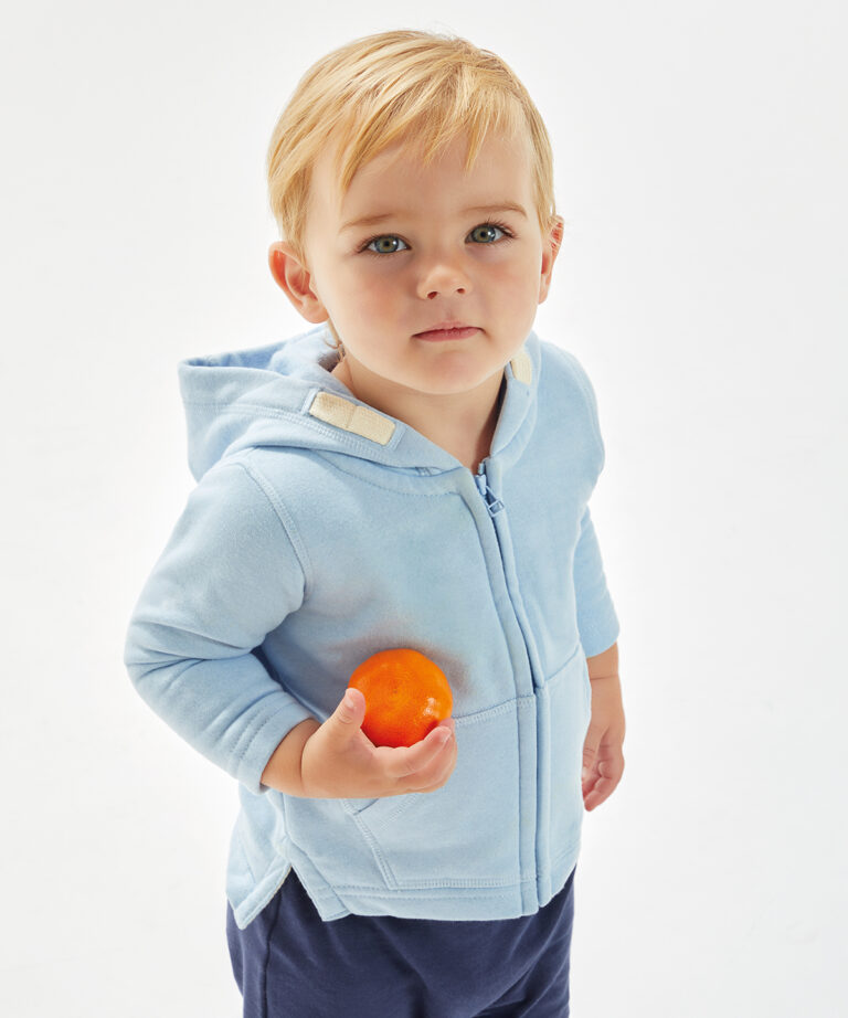 Babybugz Baby zipped hoodie BZ032 Unisex, Vivid Promotion Workwear Babybugz Baby zipped hoodie BZ032 Unisex, Vivid Promotion Workwear