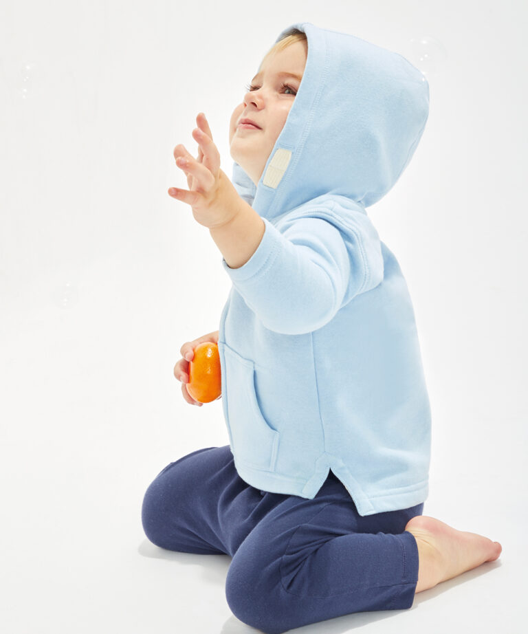 Babybugz Baby zipped hoodie BZ032 Unisex, Vivid Promotion Workwear Babybugz Baby zipped hoodie BZ032 Unisex, Vivid Promotion Workwear