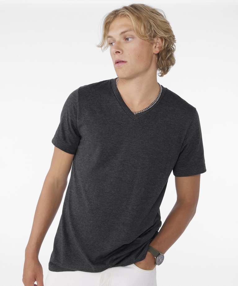 Bella+Canvas - Unisex Heather Cvc Short Sleeve V - Neck Tee CV09H