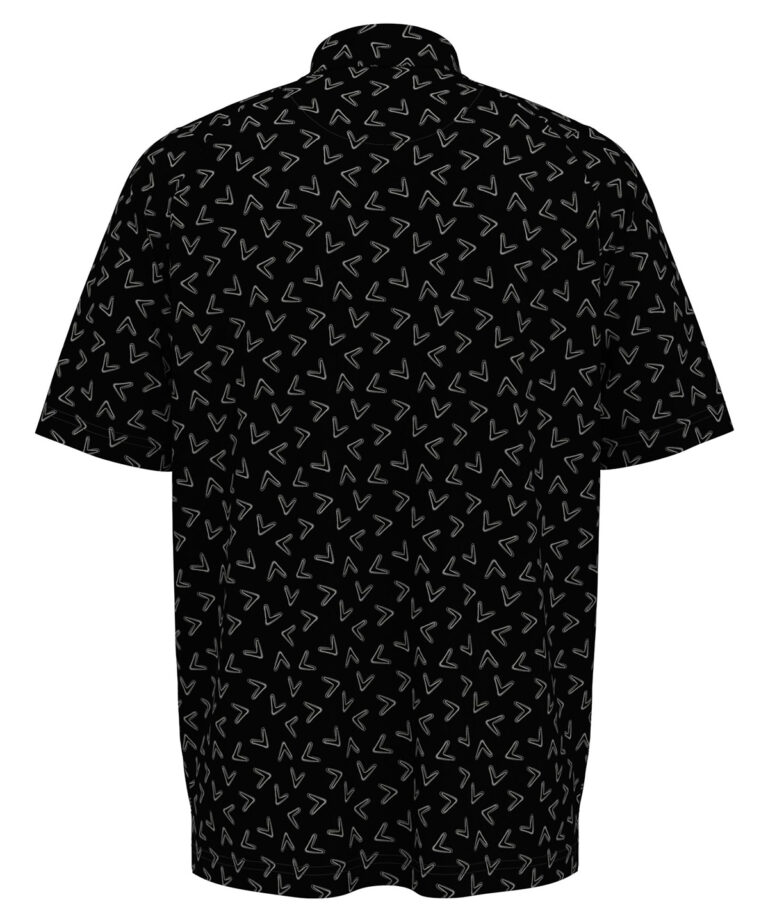 Callaway All over large chev printed polo CW035, Vivid Promotion Workwear
