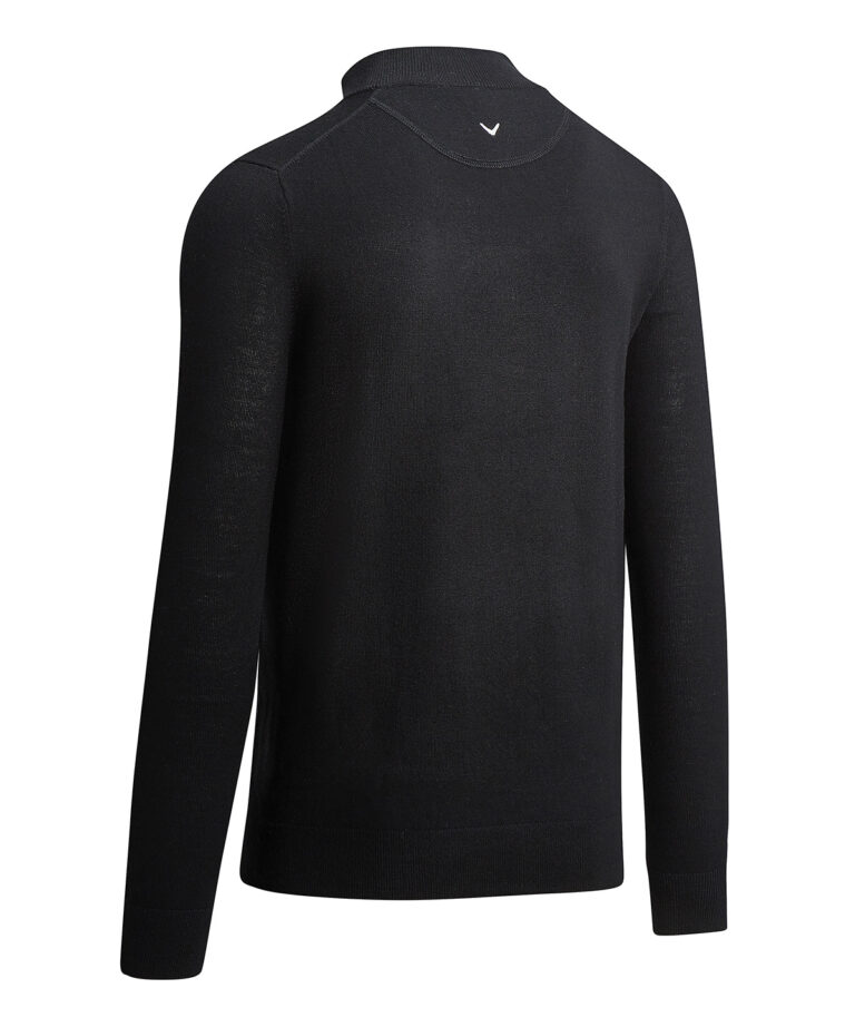Callaway Ribbed Zip Merino Sweater CW075, Vivid Promotion Workwear