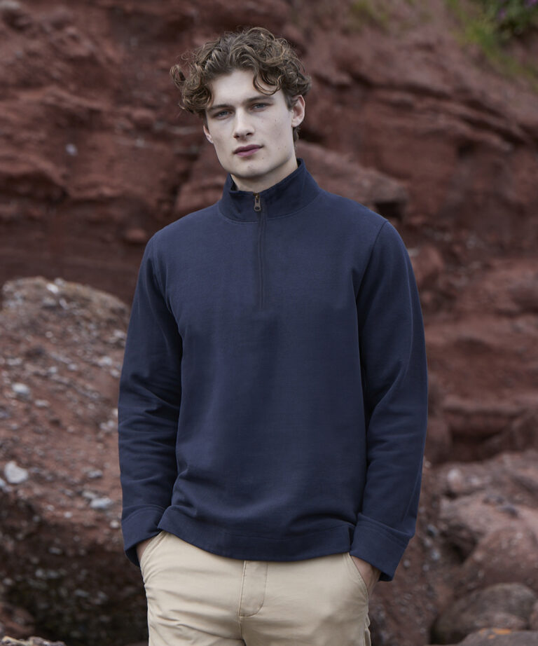 Front Row Premium piqu 1 4 zip top FR045
