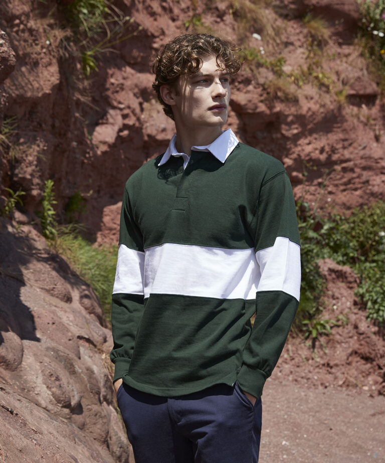 Front Row Panelled rugby shirt FR07M, Vivid Promotion Workwear