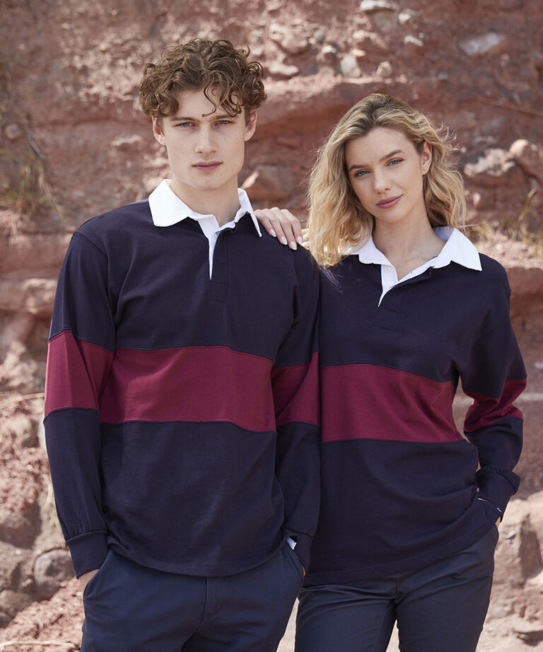 Front Row Panelled rugby shirt FR07M
