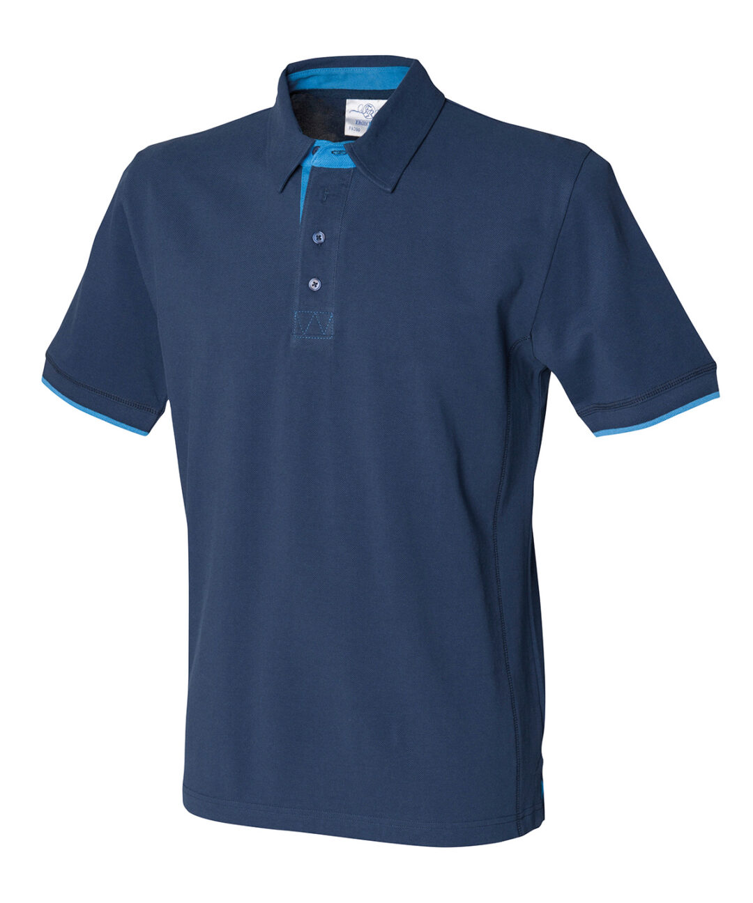 Front Row Contrast piqu polo shirt FR200, Vivid Promotion Workwear