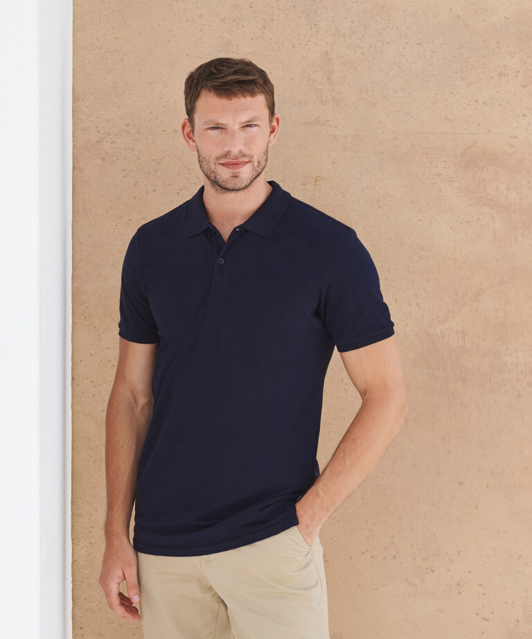 Henbury Micro fine piqu polo shirt HB101
