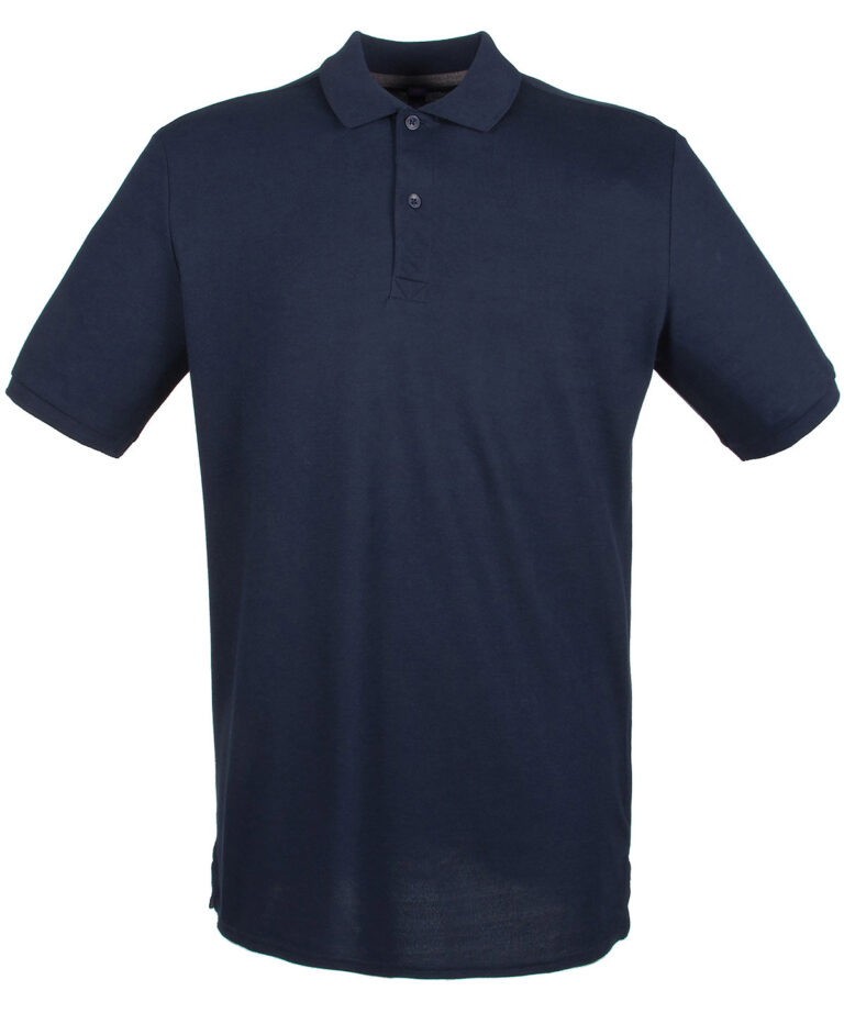 Alternative view of Henbury Micro fine piqu polo shirt HB101