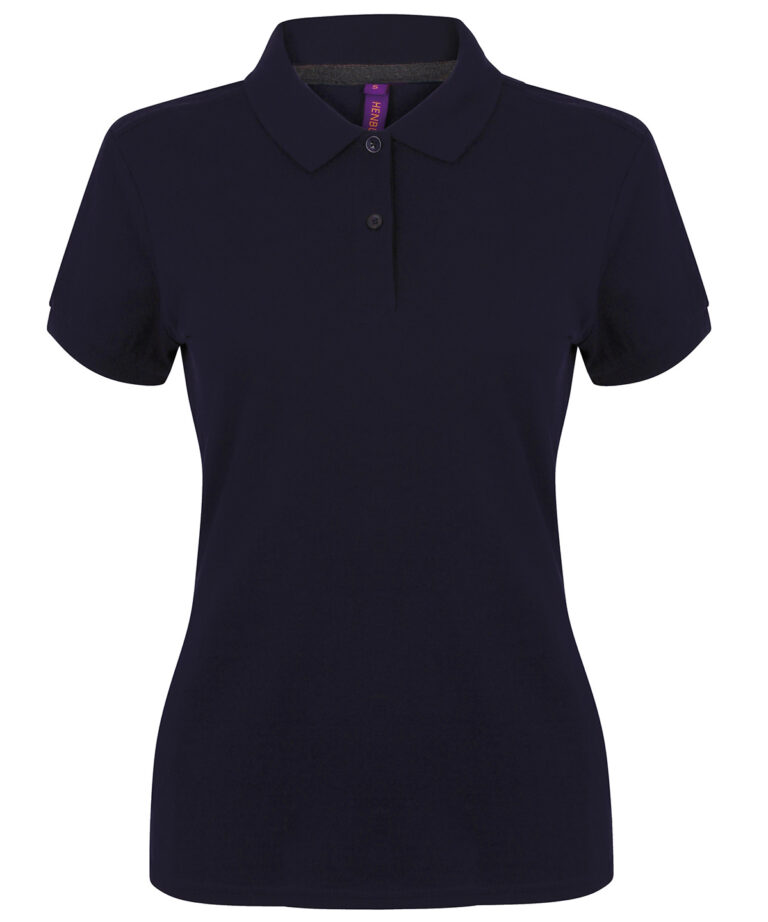 Alternative view of Henbury Women's micro fine piqu polo shirt HB102