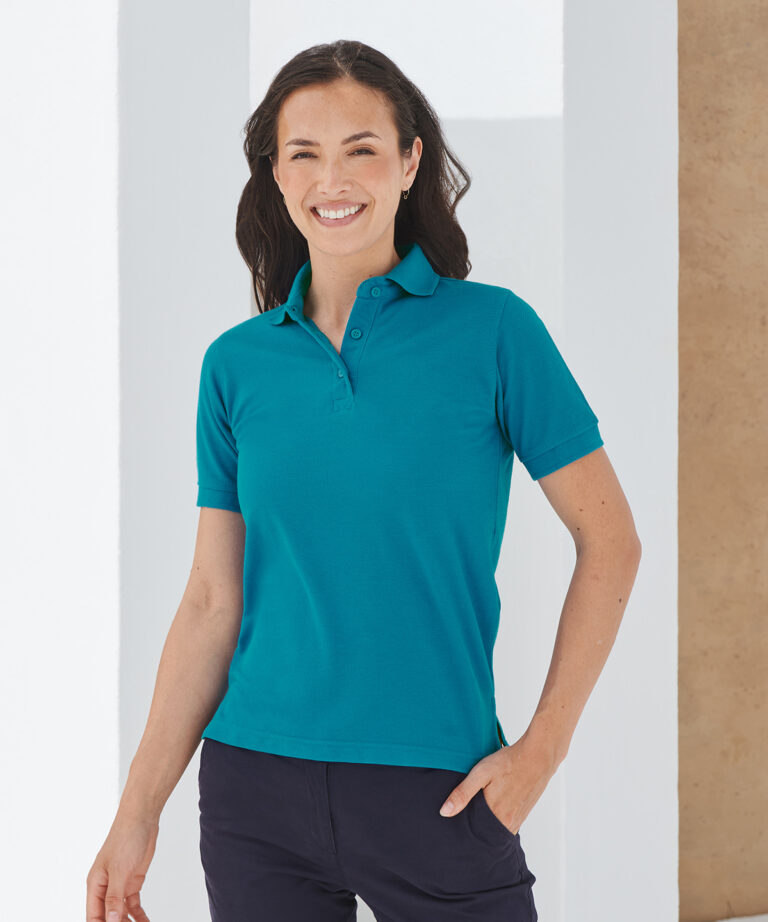 Henbury Women's 65 35 polo shirt HB401
