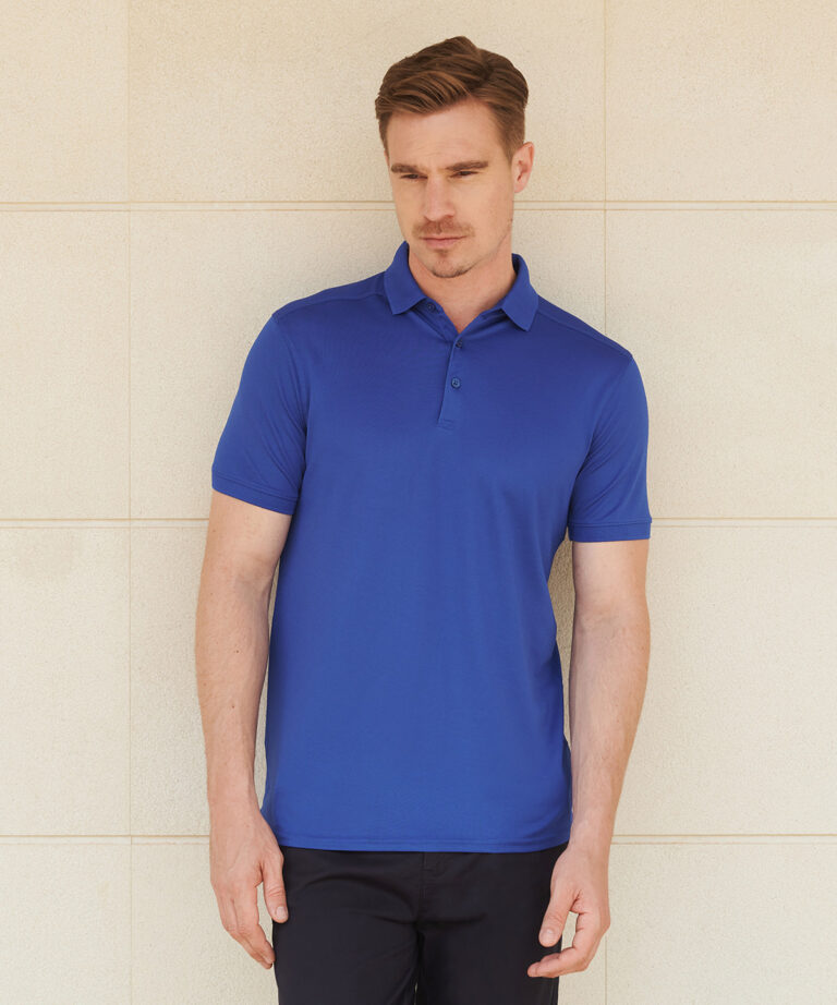 Henbury Stretch polo shirt with wicking finish (slim fit) HB460
