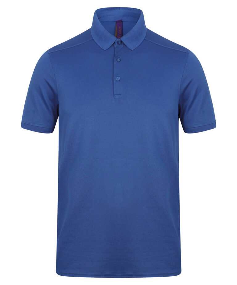 Alternative view of Henbury Stretch polo shirt with wicking finish (slim fit) HB460