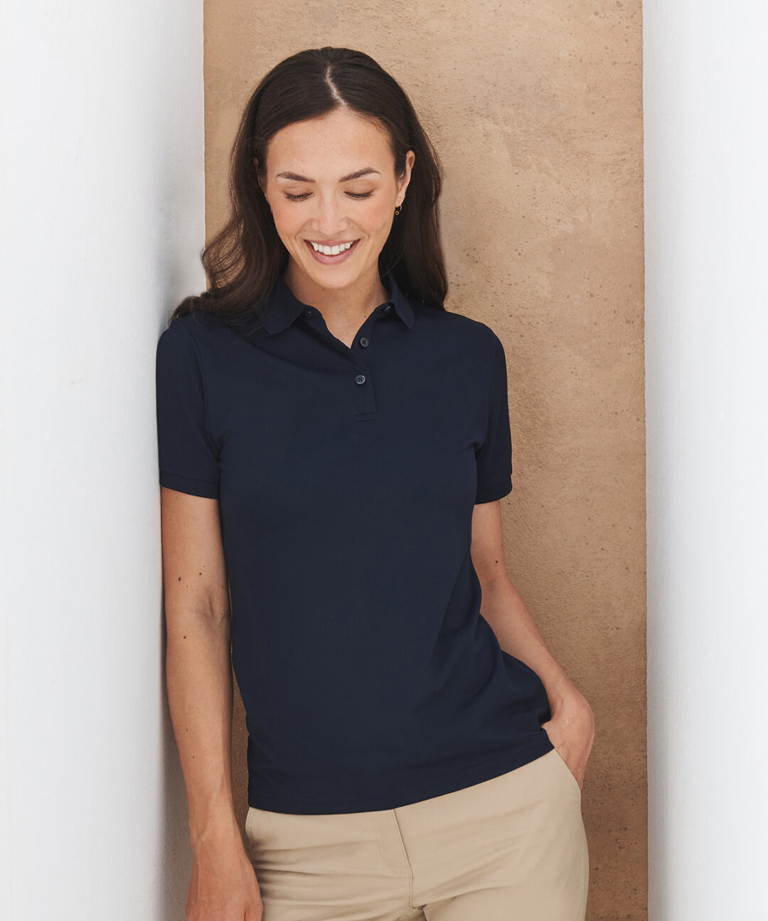 Henbury Womens recycled polyester polo shirt HB466, Vivid Promotion Workwear