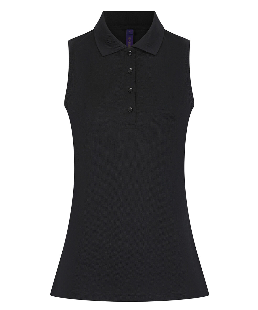 Henbury Womens sleeveless Coolplus polo shirt HB477, Vivid Promotion Workwear