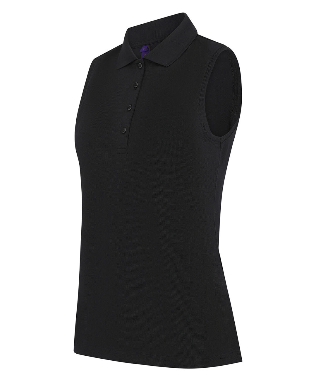 Henbury Womens sleeveless Coolplus polo shirt HB477, Vivid Promotion Workwear