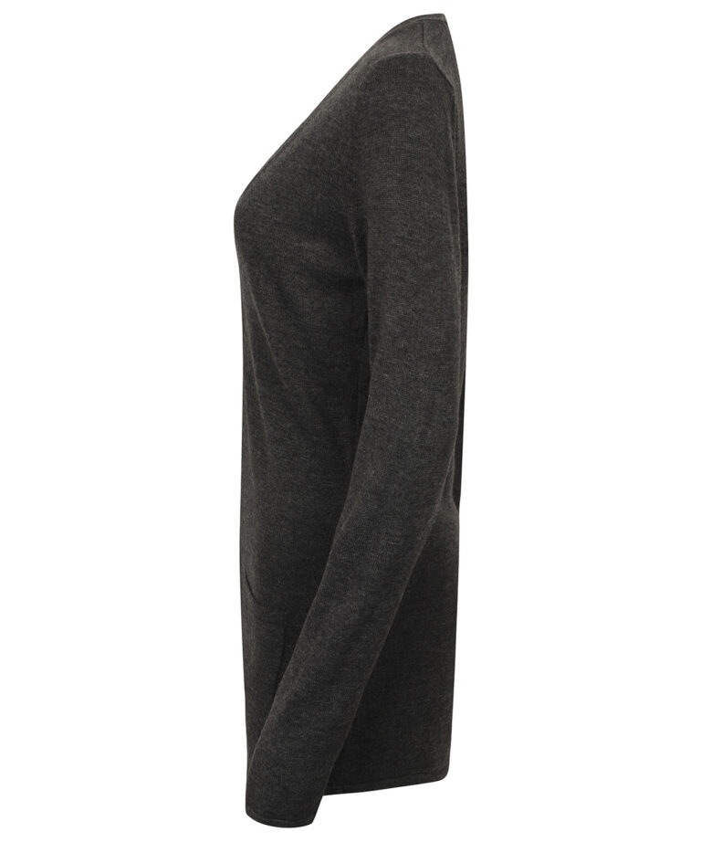 Henbury Women&#8217;s v button cardigan HB723, Vivid Promotion Workwear