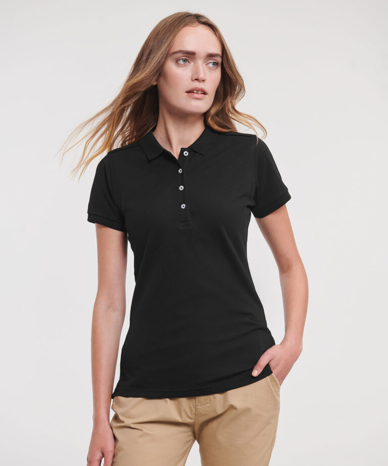 Alternative view of Russell Europe Women's stretch polo J566F