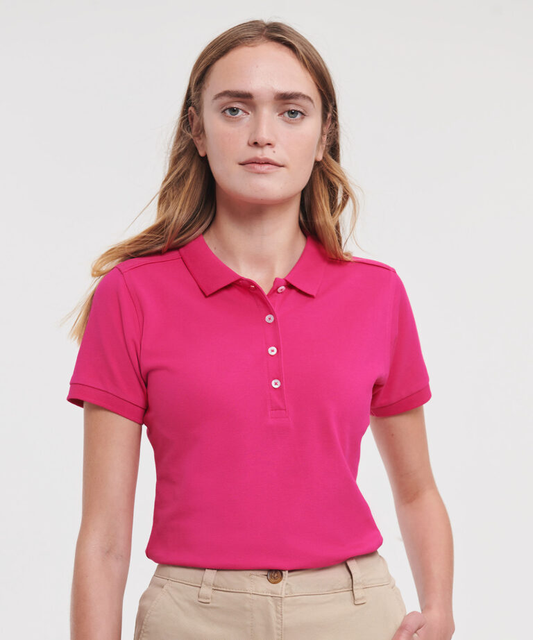 Russell Europe Women&#8217;s stretch polo J566F, Vivid Promotion Workwear