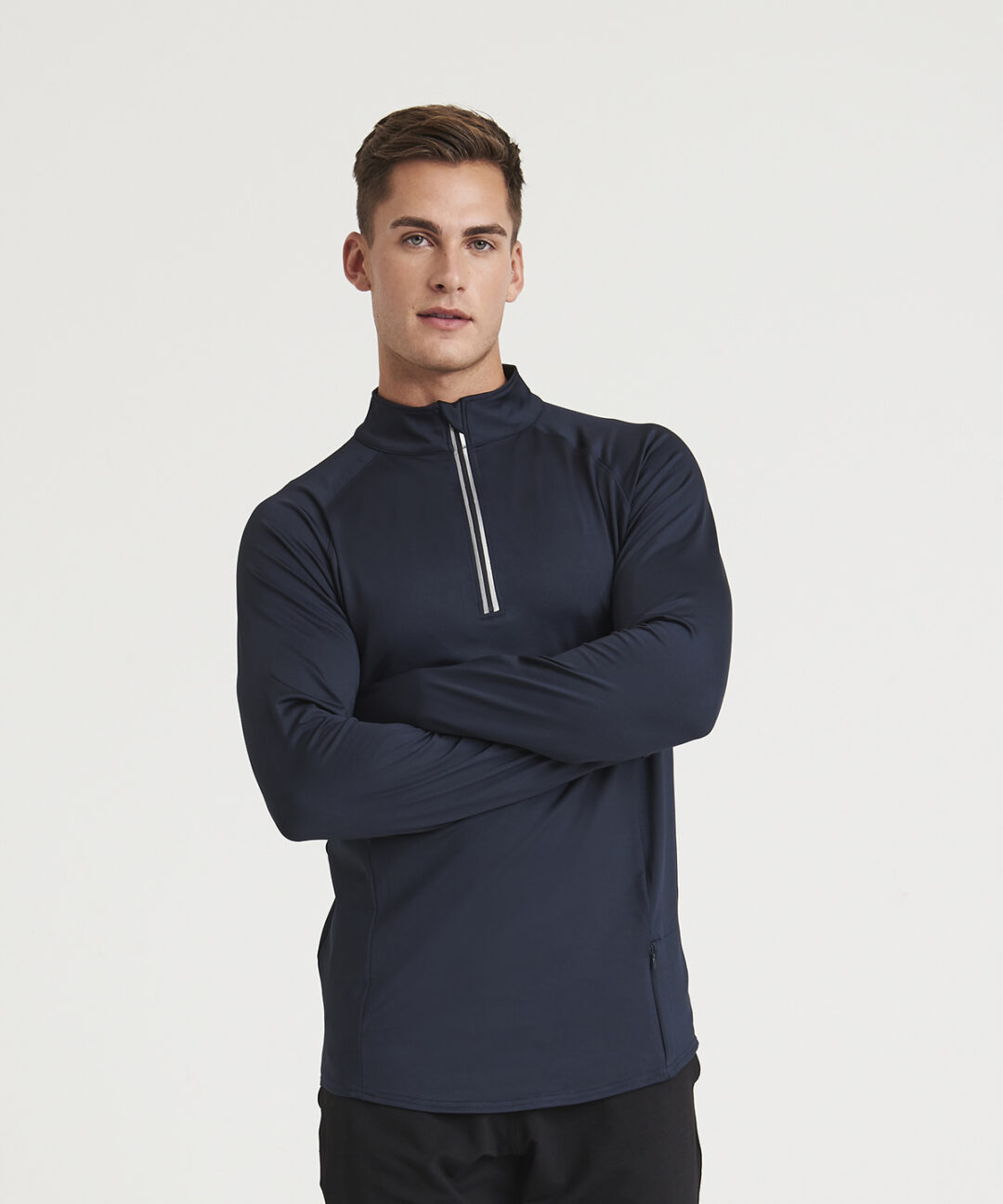 AWDis Just Cool Cool Flex long half zip top JC030, Vivid Promotion Workwear