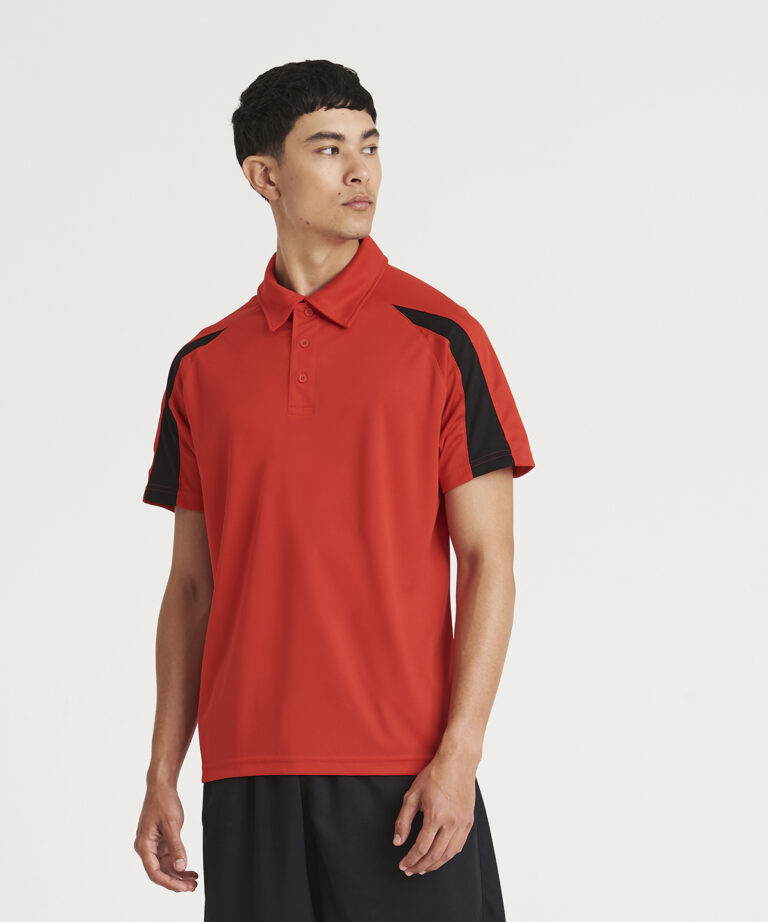 AWDis Just Cool Contrast cool polo JC043, Vivid Promotion Workwear