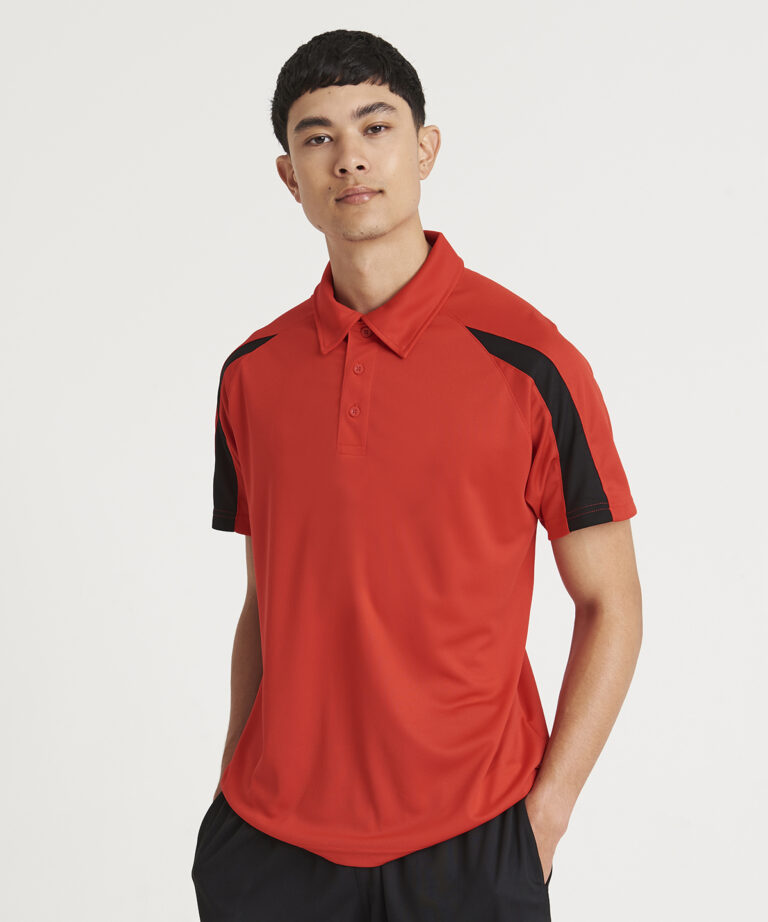 AWDis Just Cool Contrast cool polo JC043, Vivid Promotion Workwear