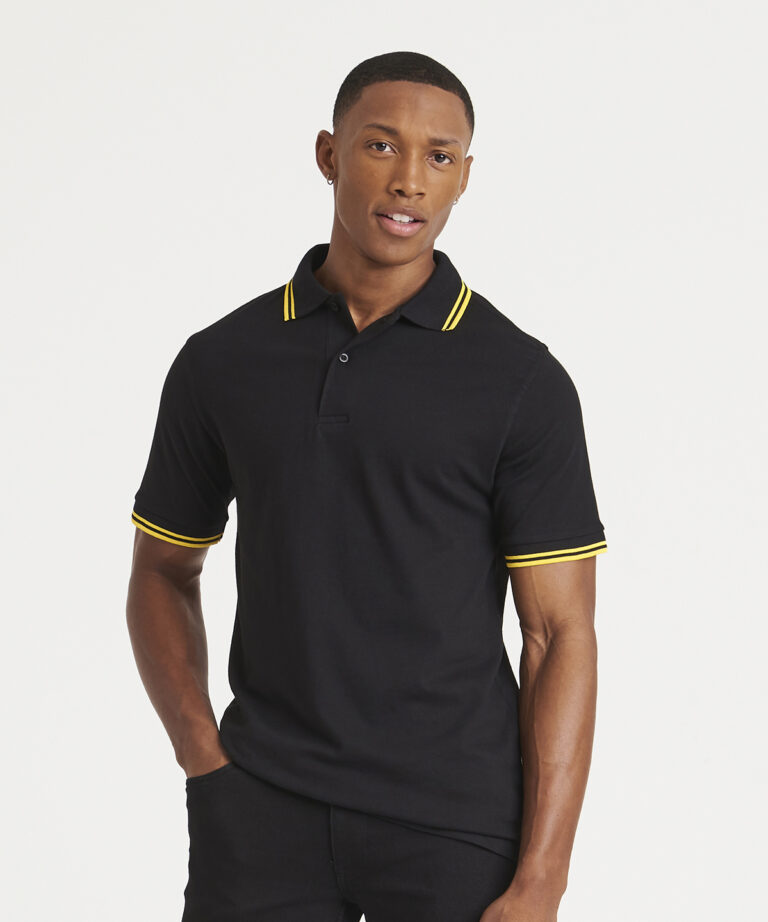 AWDis Just Polo&#8217;s Stretch tipped polo JP003, Vivid Promotion Workwear