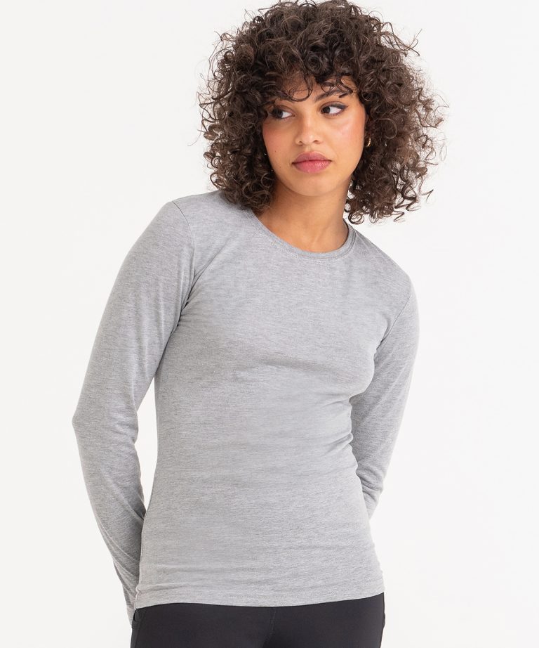 Awdis Just Ts - Womens Triblend T Long Sleeve JT02F