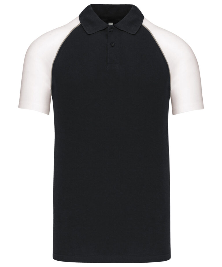 Kariban Polo baseball contrast polo shirt KB226