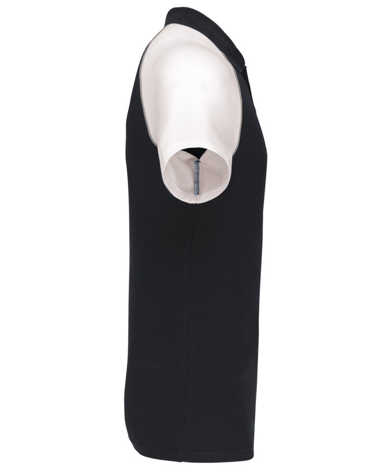 Alternative view of Kariban Polo baseball contrast polo shirt KB226