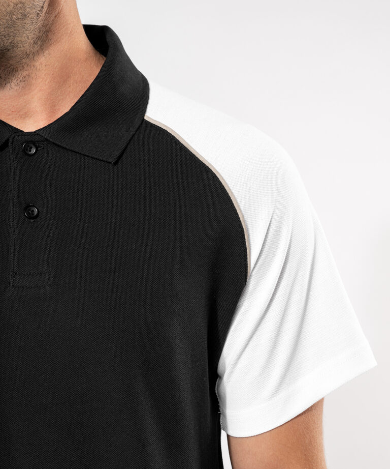 Kariban Polo baseball contrast polo shirt KB226, Vivid Promotion Workwear