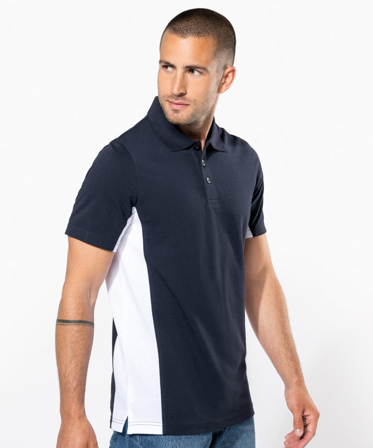 Kariban Flags short sleeve bi colour polo shirt KB232