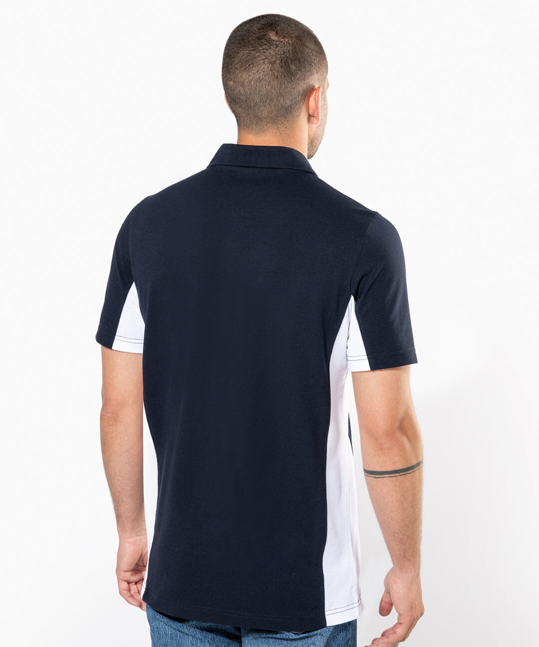 Kariban Flags short sleeve bi colour polo shirt KB232, Vivid Promotion Workwear
